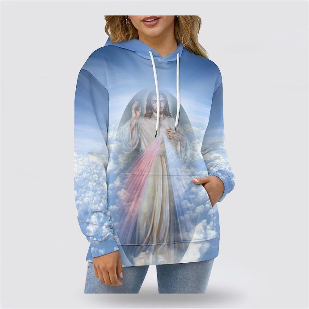 Jesus I Trust In You 3D Hoodies For Women Men, God 3D Printed Hoodie, Christian Apparel Hoodies