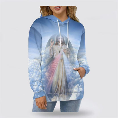 Jesus I Trust In You 3D Hoodies For Women Men, God 3D Printed Hoodie, Christian Apparel Hoodies