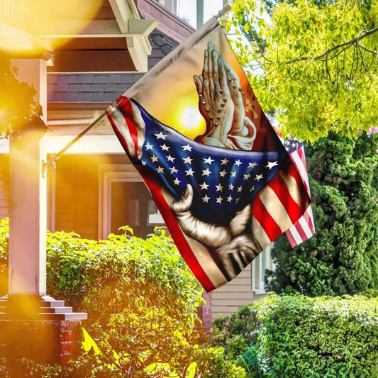 Jesus In America House Flag, Christian Flag, Christian Flag, Scripture Flag, Garden Banner