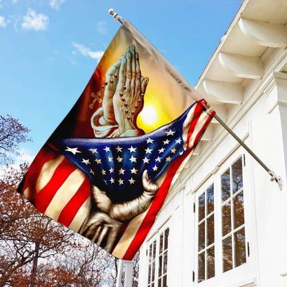 Jesus In America House Flag, Christian Flag, Christian Flag, Scripture Flag, Garden Banner