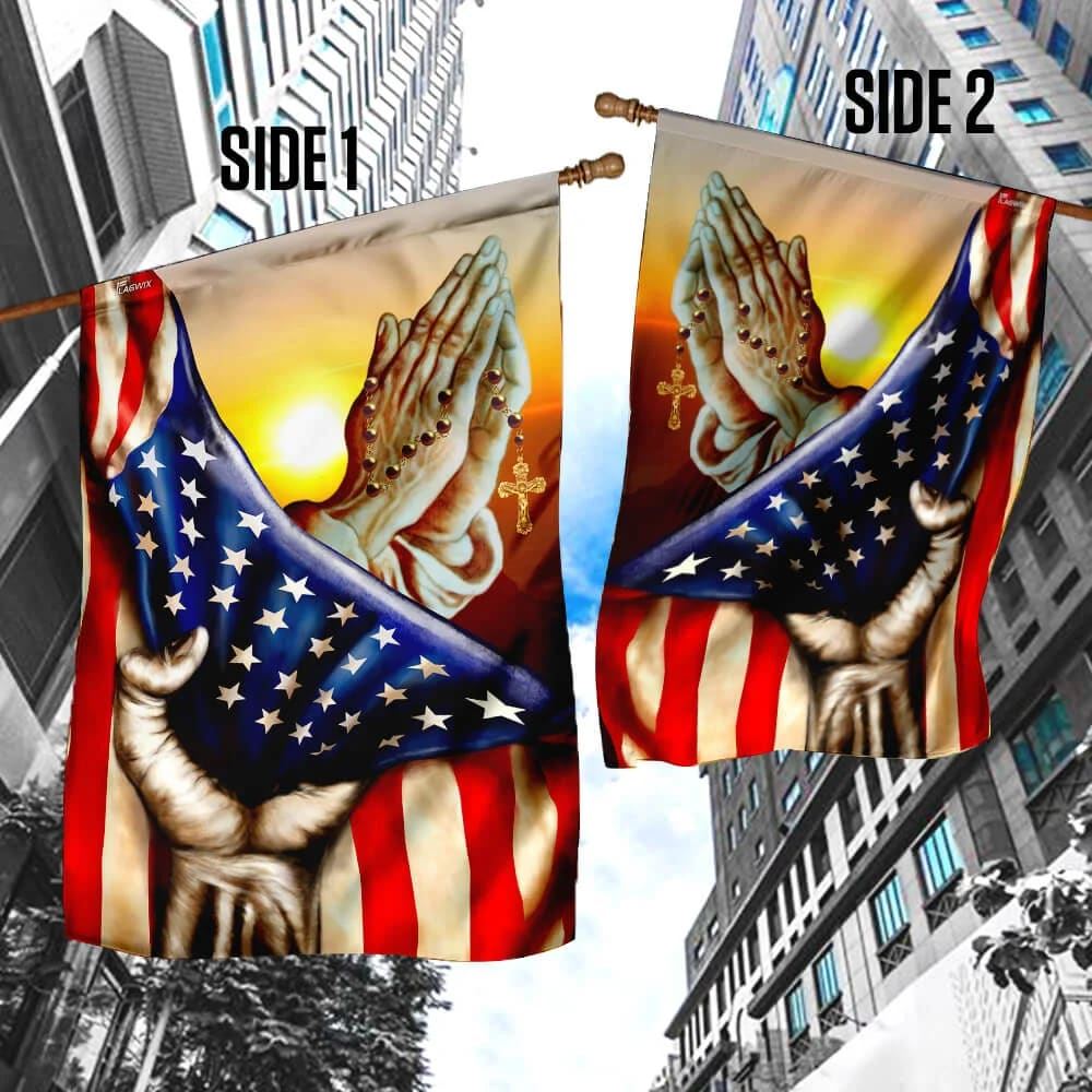 Jesus In America House Flag, Christian Flag, Christian Flag, Scripture Flag, Garden Banner