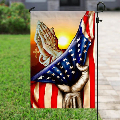 Jesus In America House Flag, Christian Flag, Christian Flag, Scripture Flag, Garden Banner