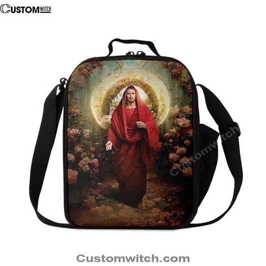 Jesus In His Majesty And Power Lunch Bag - Jesus Art, Christian Lunch Box For School, Picnic