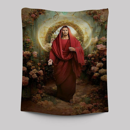Jesus In His Majesty And Power Tapestry Pictures - Jesus Art Prints - Jesus Art -  Christian Indoor Wall Tapestries