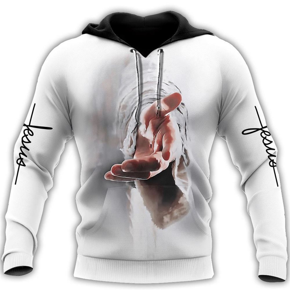 Jesus In The Arms Of Lord God 3D Hoodie For Man And Women, Jesus Printed 3D Hoodie