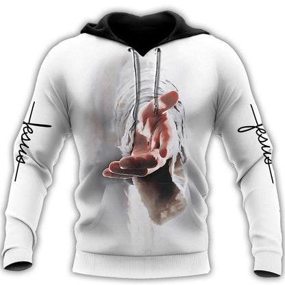 Jesus In The Arms Of Lord God 3D Hoodie For Man And Women, Jesus Printed 3D Hoodie
