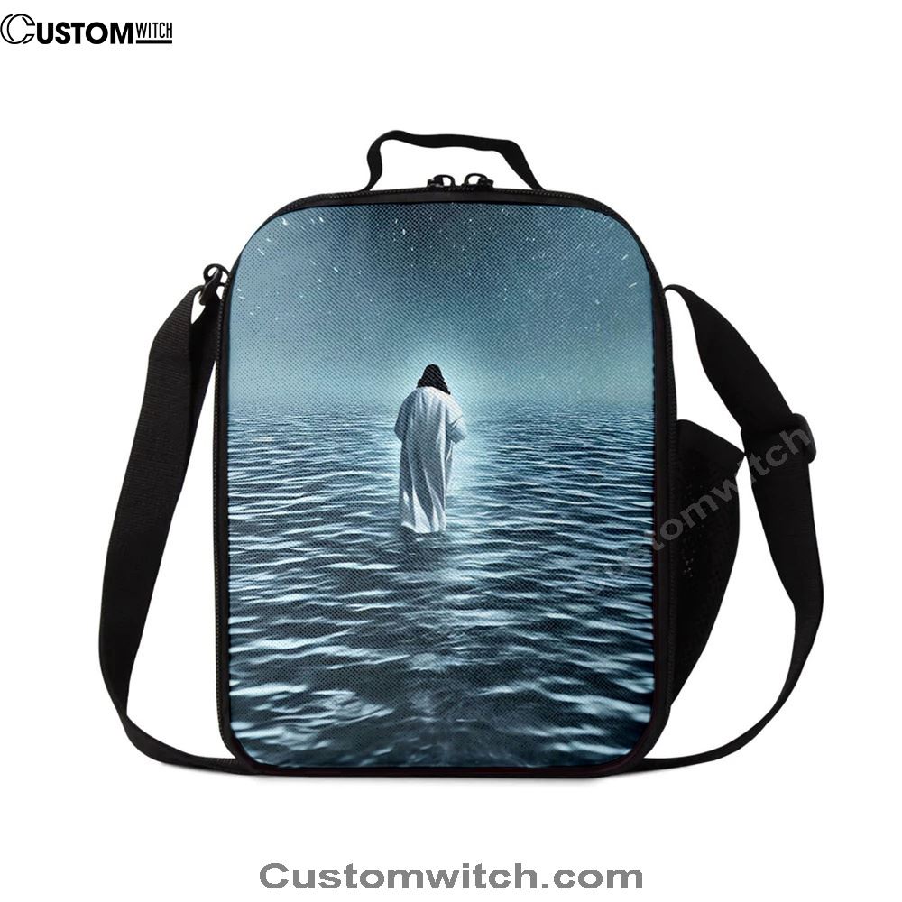 Jesus In The Water Lunch Bag, Christian Lunch Box For School, Picnic