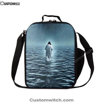 Jesus In The Water Lunch Bag, Christian Lunch Box For School, Picnic