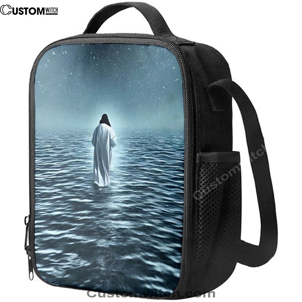 Jesus In The Water Lunch Bag, Christian Lunch Box For School, Picnic