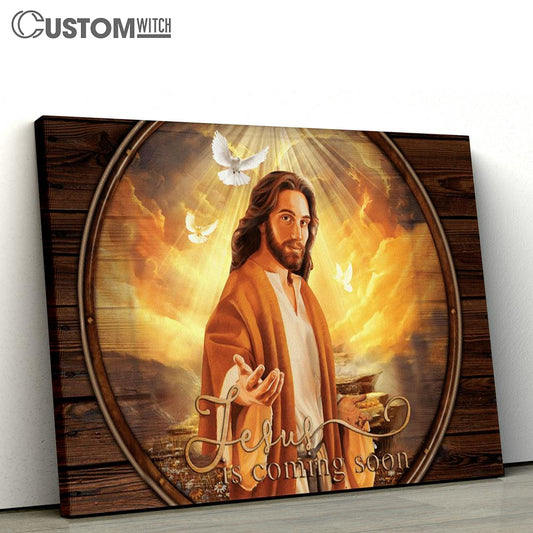 Jesus Is Coming Soon Light From Heaven Large Canvas - Christian Canvas Prints - Religious Canvas Art