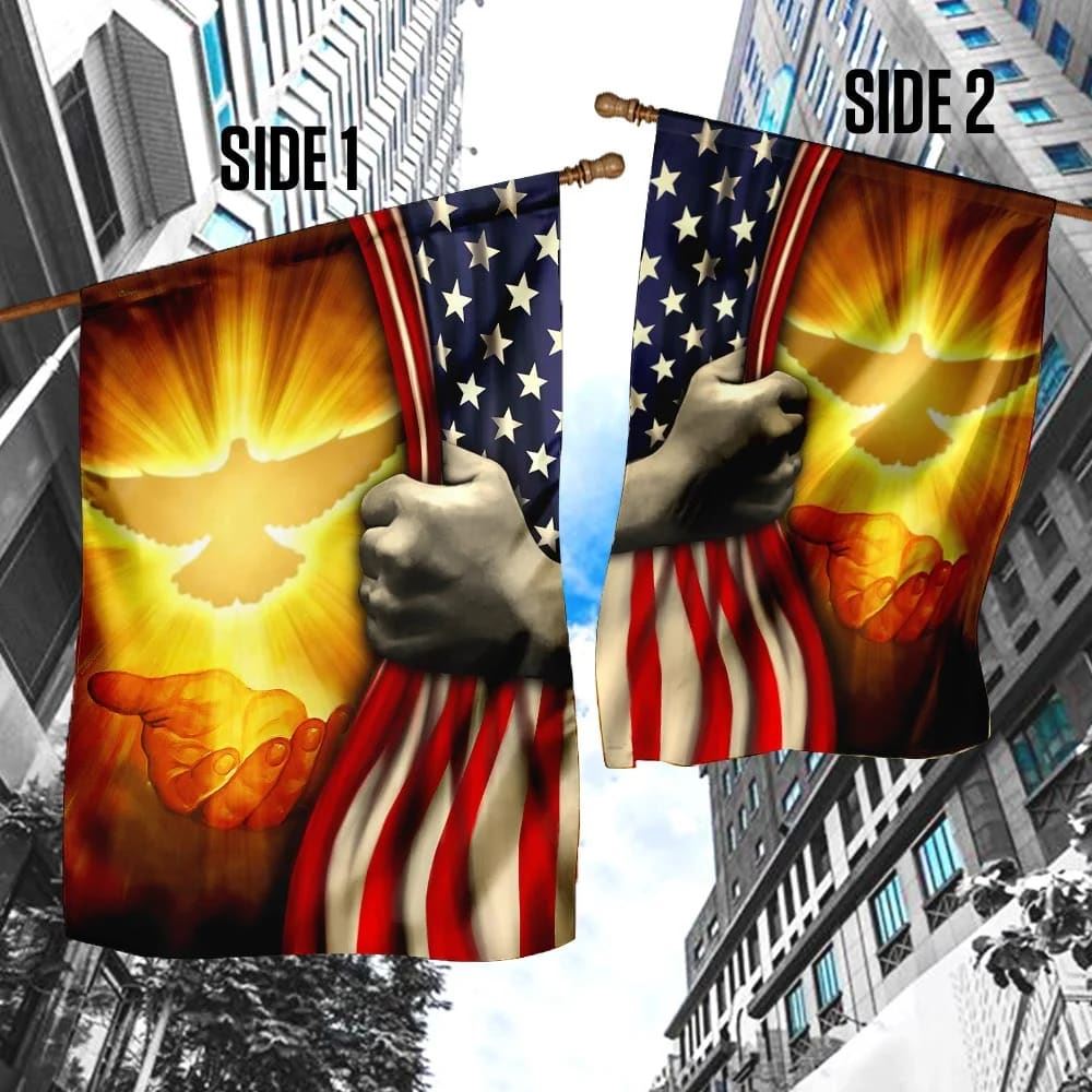 Jesus Is King Of My Life American House Flag, Christian Flag, Christian Flag, Scripture Flag, Garden Banner