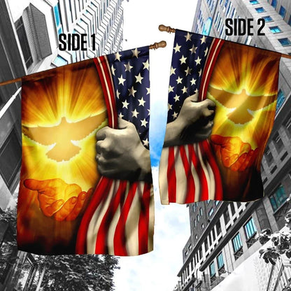 Jesus Is King Of My Life American House Flag, Christian Flag, Christian Flag, Scripture Flag, Garden Banner