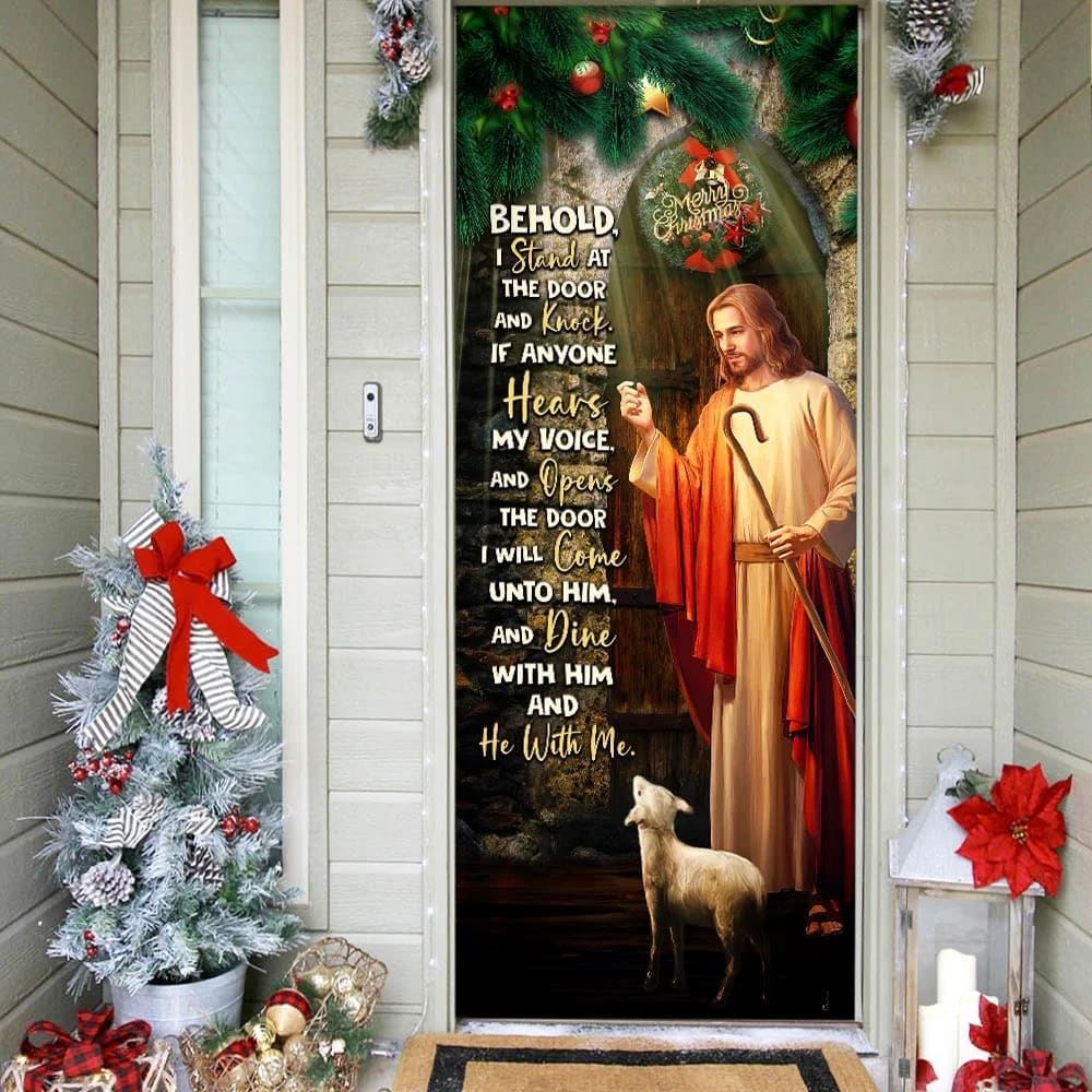 Jesus Is Knocking At The Door, Jesus Christ Door Cover, Christian Door Decor, Door Christian Church, Christian Door Plaques