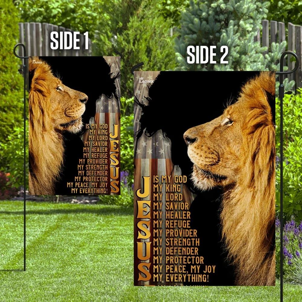 Jesus Is My Everything House Flag, Christian Flag, Christian Flag, Scripture Flag, Garden Banner