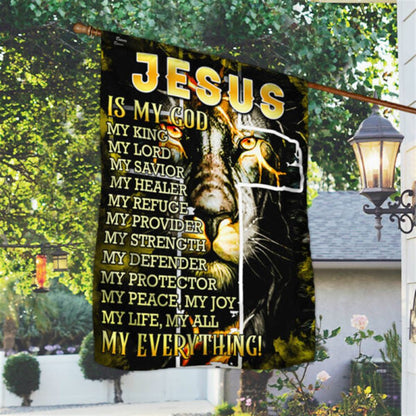 Jesus Is My Everything House Flags, Christian Flag, Scripture Flag, Garden Banner