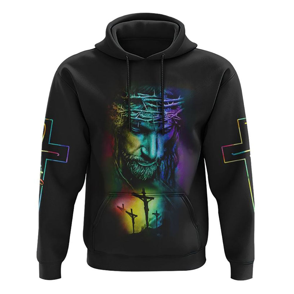 Jesus Is My Everything Women All Over Print 3D Hoodie, Christian Hoodie, Christian Sweatshirt, Bible Verse Shirt