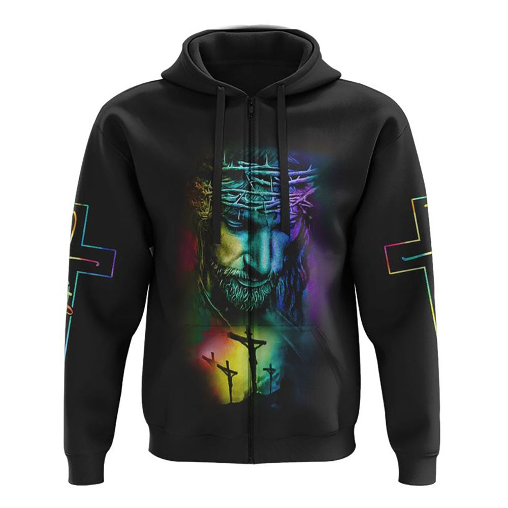 Jesus Is My Everything Women All Over Print 3D Hoodie, Christian Hoodie, Christian Sweatshirt, Bible Verse Shirt