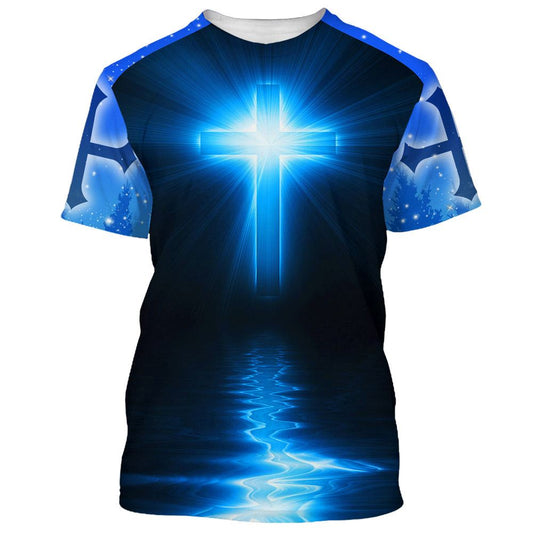 Jesus Is My God My King My Lord My Savior, Bible All Over Print 3D T Shirt For Men And Women, Christian T-Shirt, Faith Shirt