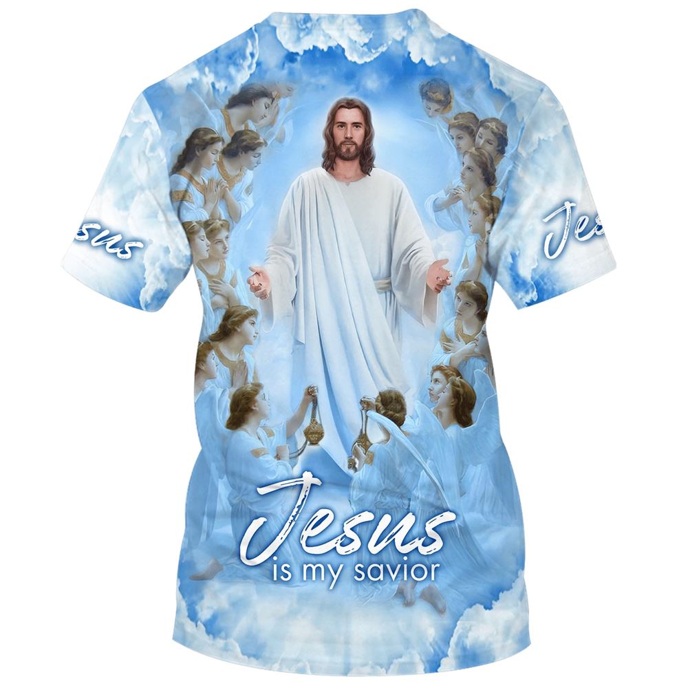 Jesus Is My Savior All Over Print 3D T Shirt For Men And Women, Christian T-Shirt, Faith Shirt