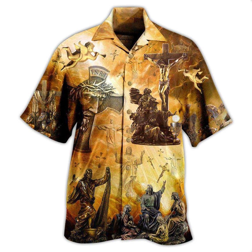 Jesus Is My Savior Christian Unique For Christian Friend Hawaiian Shirt For Men, Christian Hawaiian Shirt, Gift For Christian