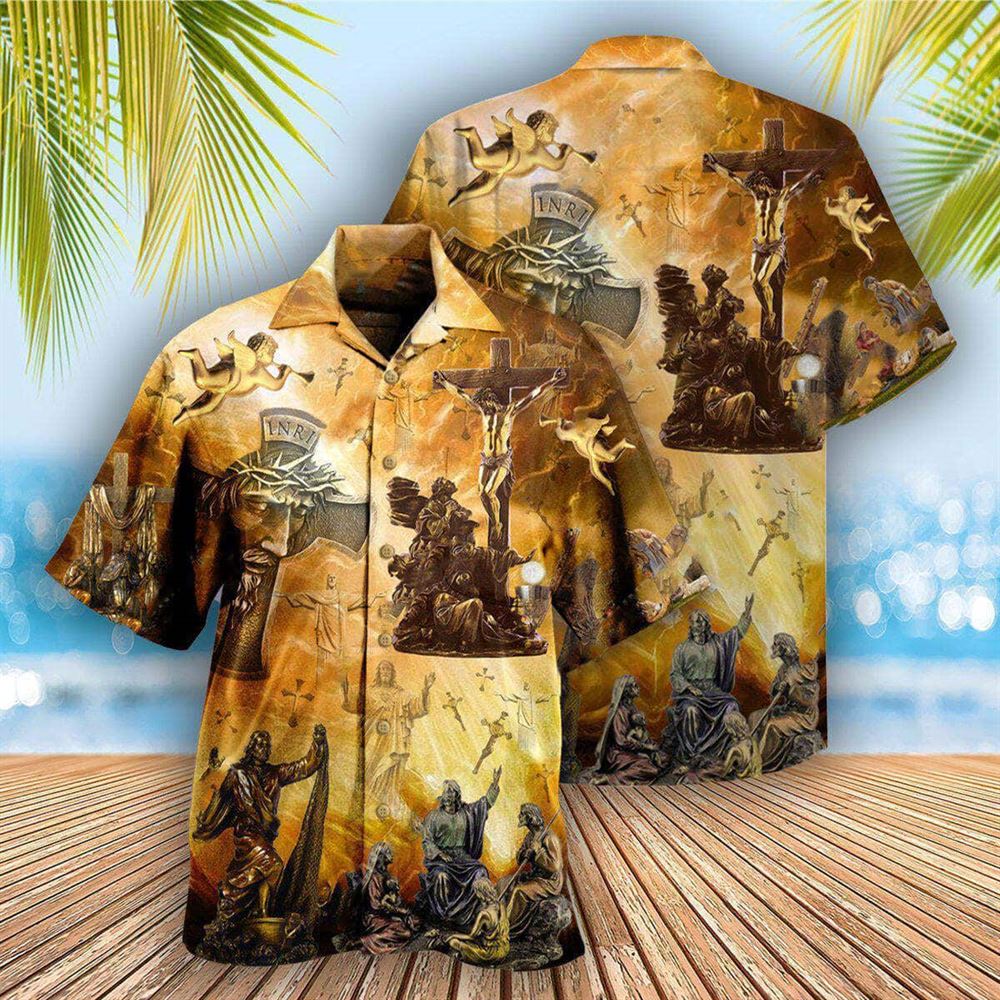 Jesus Is My Savior Christian Unique For Christian Friend Hawaiian Shirt For Men, Christian Hawaiian Shirt, Gift For Christian