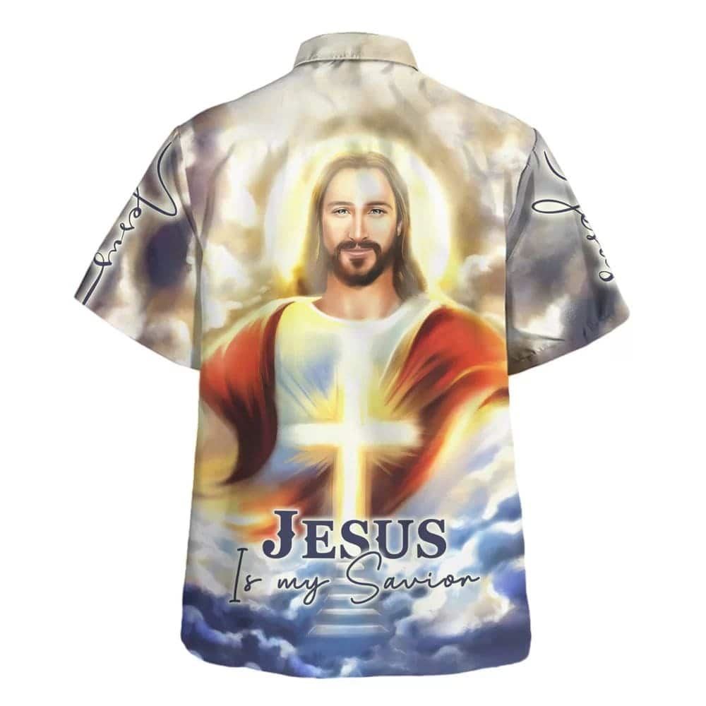 Jesus Is My Savior Cross Hawaiian Shirt For Men, Christian Hawaiian Shirt, Gift For Christian