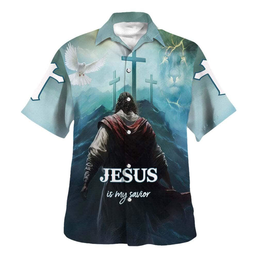 Jesus Is My Savior Have Faith Hawaiian Shirt For Men, Christian Hawaiian Shirt, Gift For Christian