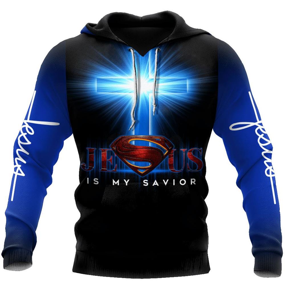 Jesus Is My Savior I Can Do All Thing Through Christ God 3D Hoodie For Man And Women, Jesus Printed 3D Hoodie