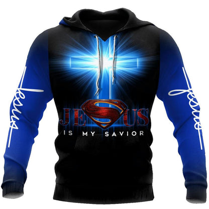 Jesus Is My Savior I Can Do All Thing Through Christ God 3D Hoodie For Man And Women, Jesus Printed 3D Hoodie