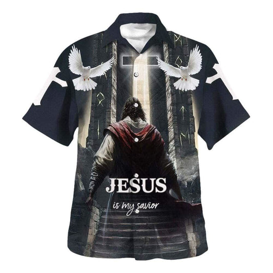 Jesus Is My Savior Jesus Go To Heaven Hawaiian Shirt For Men, Christian Hawaiian Shirt, Gift For Christian