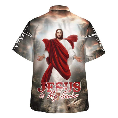 Jesus Is My Savior Put Out His Hand Christian Faith Hawaiian Shirt For Men, Christian Hawaiian Shirt, Gift For Christian