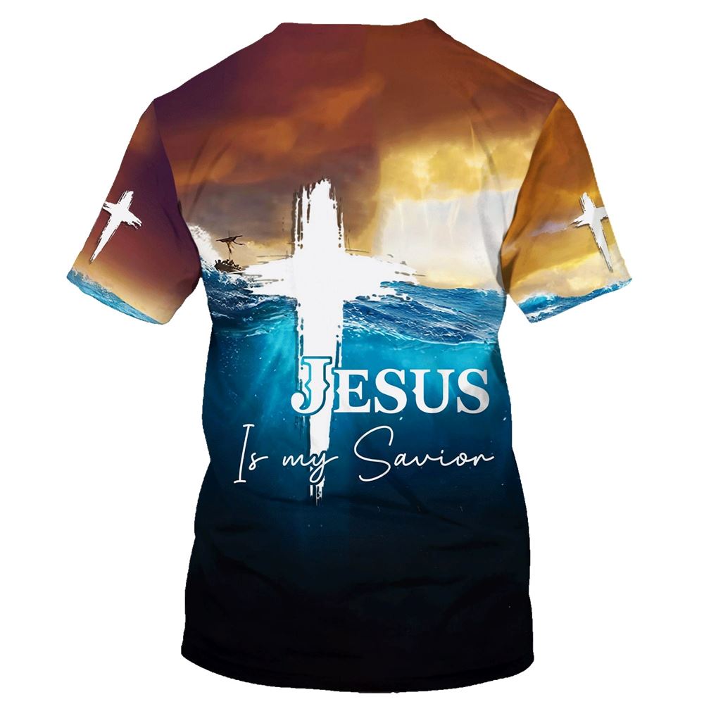 Jesus Is My Savior Take My Hand God All Over Print 3D T Shirt For Men And Women, Christian T-Shirt, Faith Shirt
