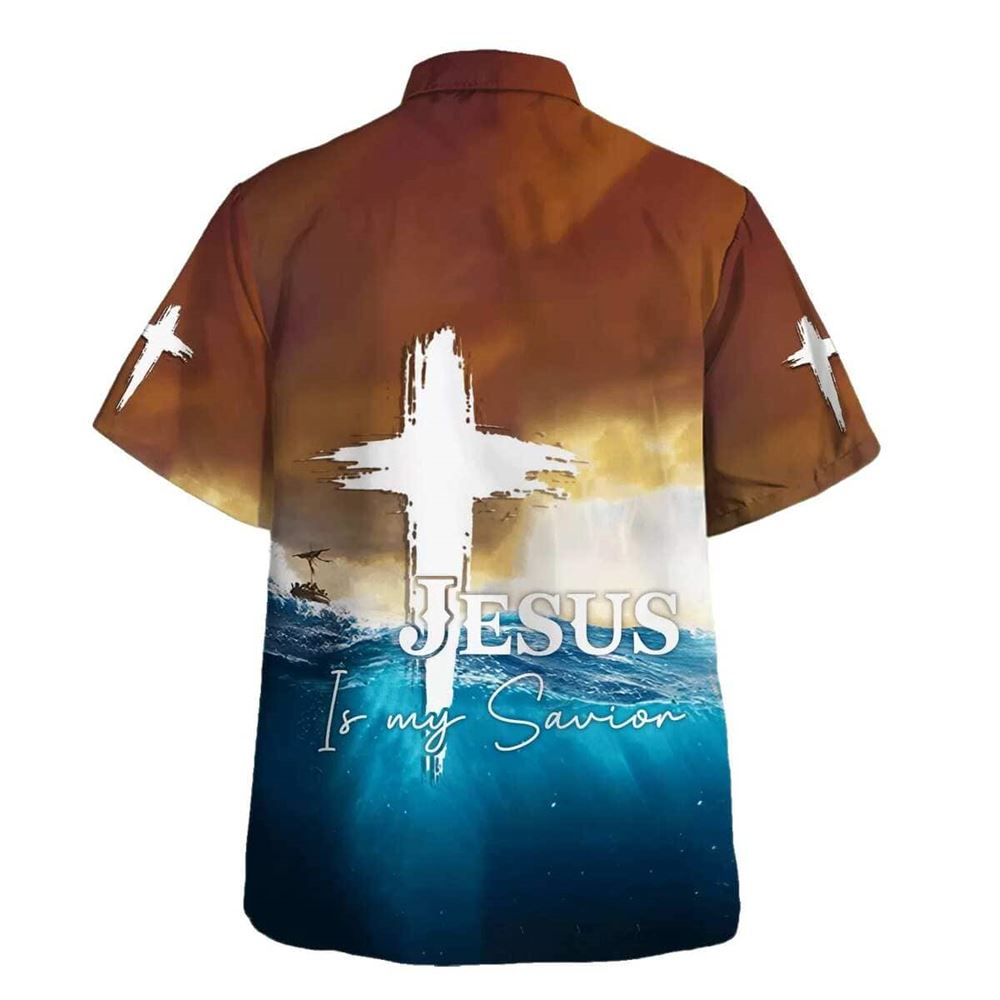 Jesus Is My Savior Take My Hand God Hawaiian Shirt For Men, Christian Hawaiian Shirt, Gift For Christian