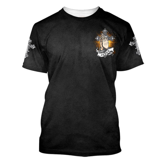 Jesus Is The Key To Heaven But Faith Unlocks The Door, Bible All Over Print 3D T Shirt For Men And Women, Christian T-Shirt, Faith Shirt