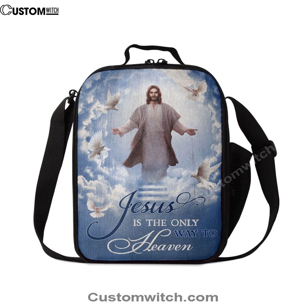 Jesus Is The Only Way To Heaven Lunch Bag - The Hand Of Jesus Lunch Bag, Christian Lunch Box For School, Picnic