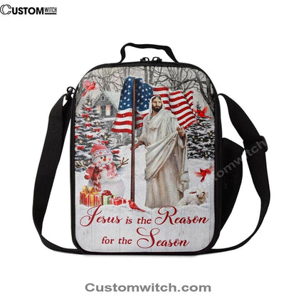 Jesus Is The Reason For The Season Lunch Bag, Christian Lunch Box For School, Picnic