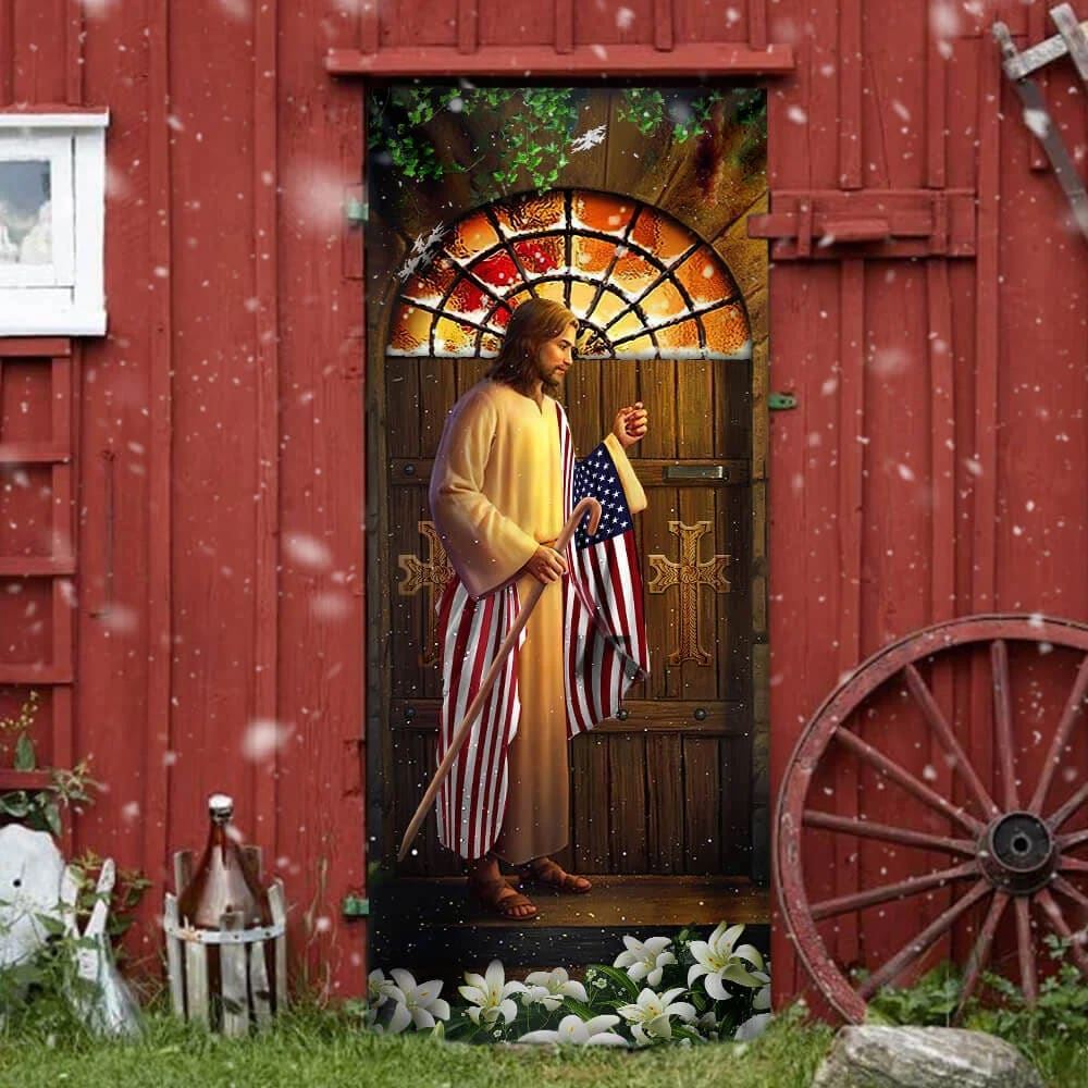 Jesus Knock Knock Door Cover, Christian Door Decor, Door Christian Church, Christian Door Plaques