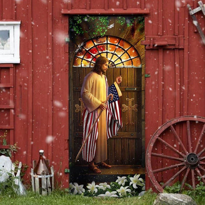 Jesus Knock Knock Door Cover, Christian Door Decor, Door Christian Church, Christian Door Plaques