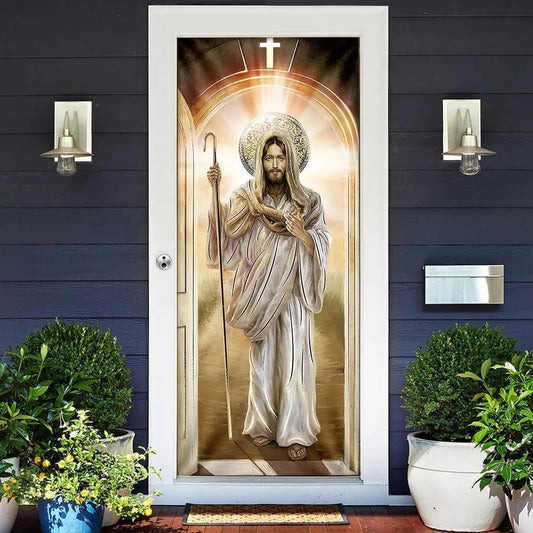Jesus Light Shines Through Door, Door Cover, Christian Door Decor, Door Christian Church, Christian Door Plaques