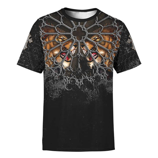 Jesus Lion Child Of God All Over Print 3D T Shirt For Men And Women, Christian T-Shirt, Faith Shirt