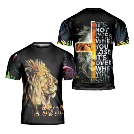 Jesus Lion Of Judah All Over Print 3D T Shirt For Men And Women, Christian T-Shirt, Faith Shirt