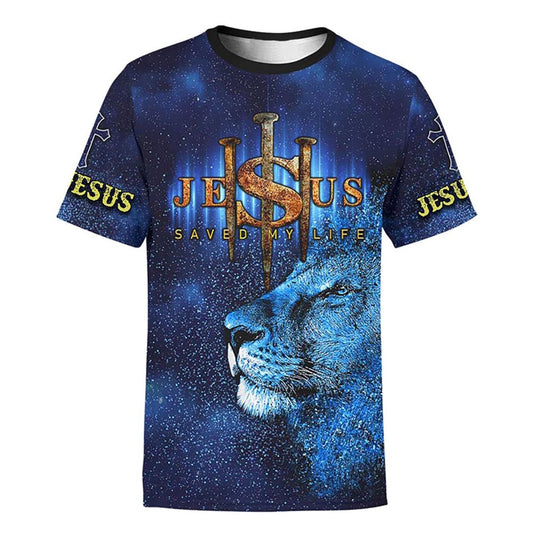 Jesus Lion Way Maker Miracle Worker All Over Print 3D T Shirt For Men And Women, Christian T-Shirt, Faith Shirt