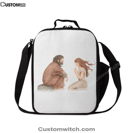 Jesus Listened To Women Lunch Bag, Christian Lunch Box For School, Picnic