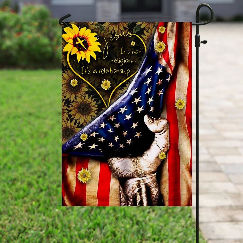 Jesus Love House Flags, Christian Flag, Scripture Flag, Garden Banner