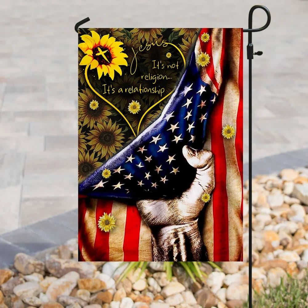 Jesus Love House Flags, Christian Flag, Scripture Flag, Garden Banner