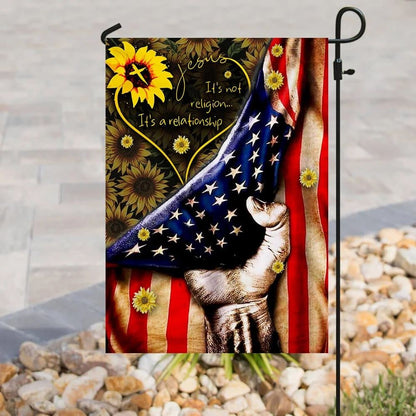 Jesus Love House Flags, Christian Flag, Scripture Flag, Garden Banner