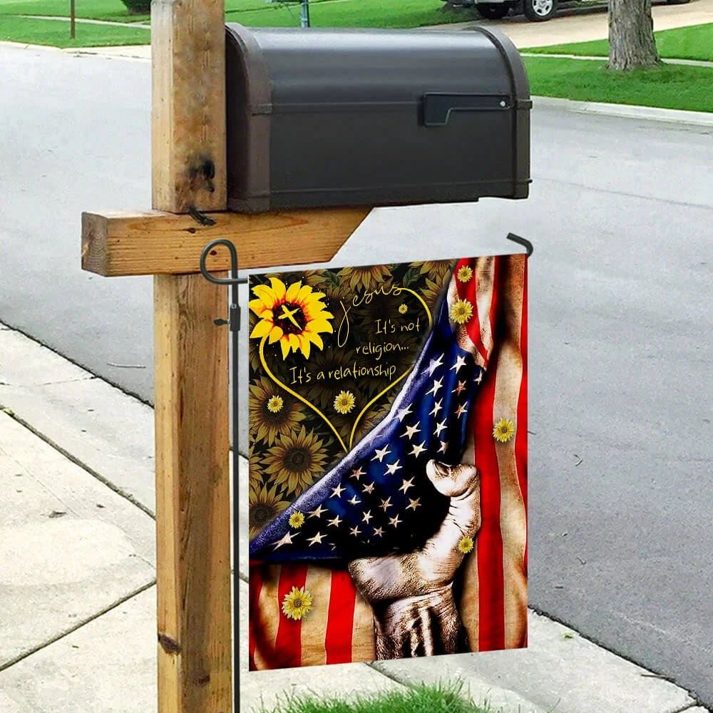 Jesus Love House Flags, Christian Flag, Scripture Flag, Garden Banner