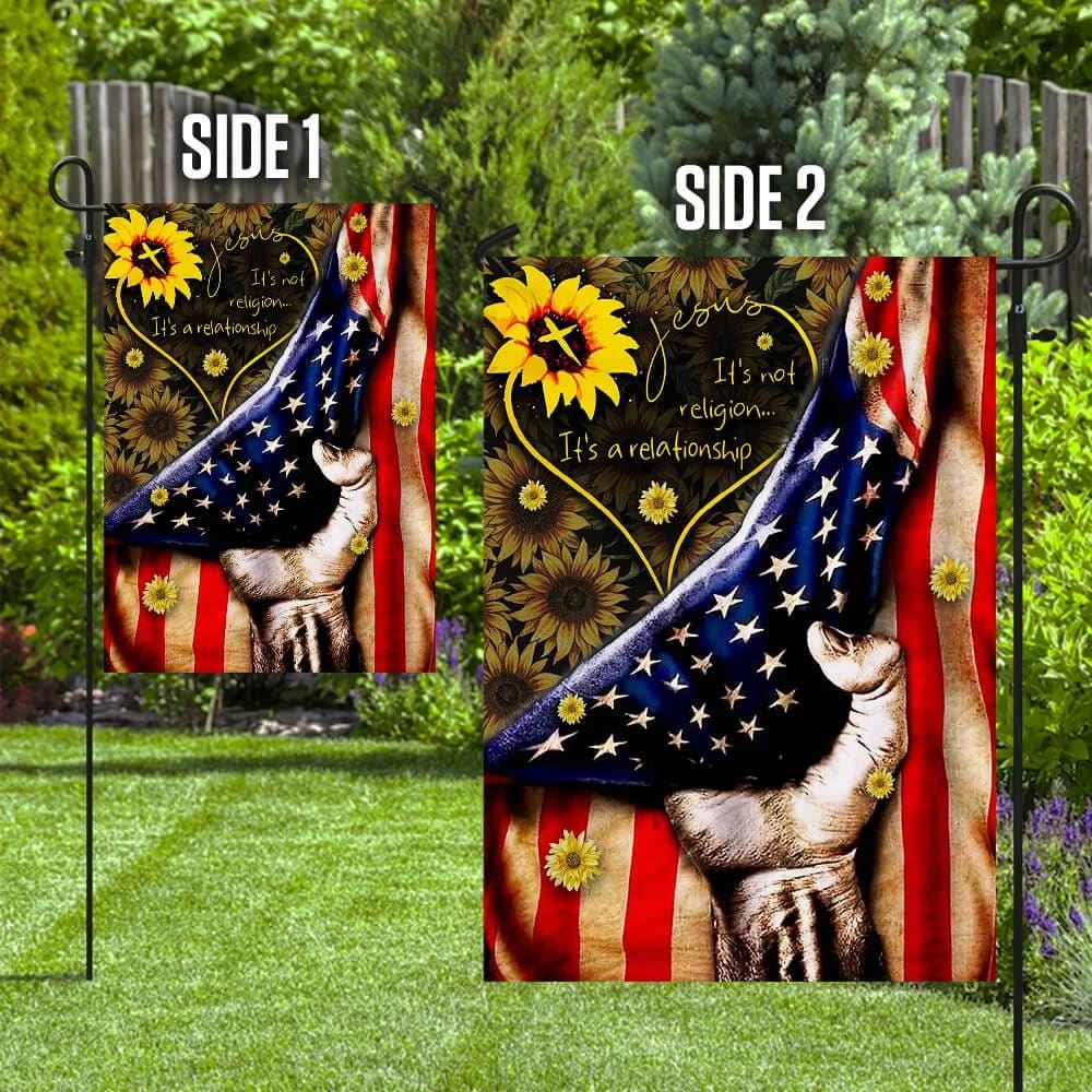 Jesus Love House Flags, Christian Flag, Scripture Flag, Garden Banner