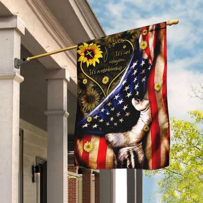 Jesus Love House Flags, Christian Flag, Scripture Flag, Garden Banner