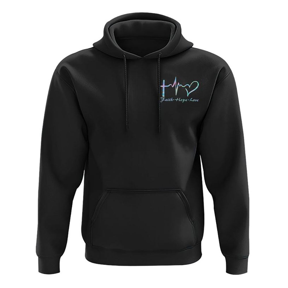 Jesus Lover Trust Seeker Flag Cross All Over Print 3D Hoodie, Christian Hoodie, Christian Sweatshirt, Bible Verse Shirt